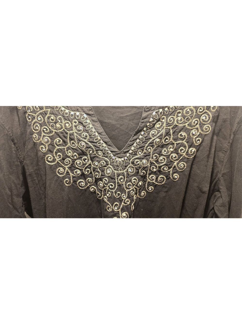 Studio West Blouse Long Sleeve Large - Picture 2 of 5